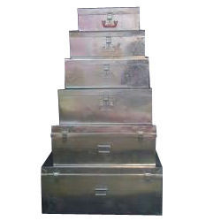 Galvanized Trunk Boxes Home Furniture