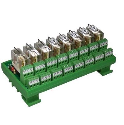 8 Channel 2 C/O 24VDC Jumper Relay Modules