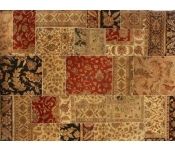 Hand Knotted Woollen Carpet (# Patchwork)