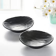 Black Plastic Melamine Hotel Bowl Set