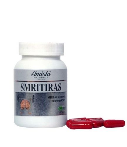 Amishi Naturals Smritiras Capsule Herbal Support for Memory