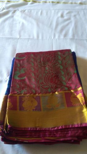 Art Silk Bridal Ware Handwoven Saree (Ydk-001)