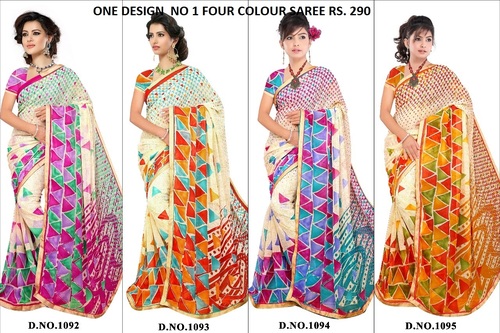 Designer Printed Sarees