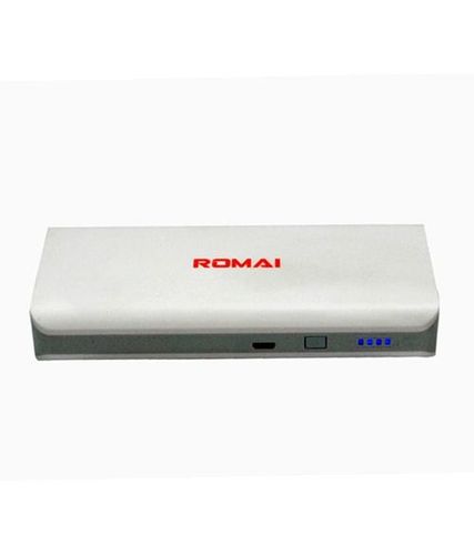 White Power Bank Led Indicator 1000 Mah