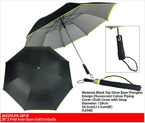 28X2FA/PB-28P/B - 28" Foldable Golf Umbrella