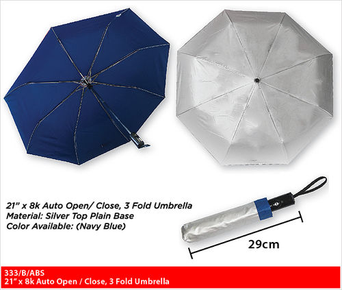 333/B/ABS - 3 Fold Umbrella