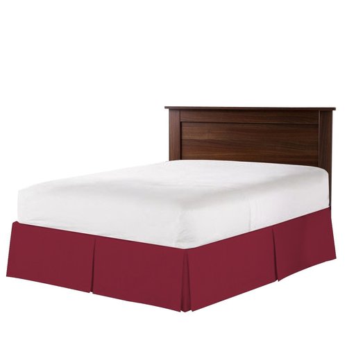 21-inch Drop Extra Long Bed Skirt by Martex | Bedskirt, Tall bed, Bed with  posts