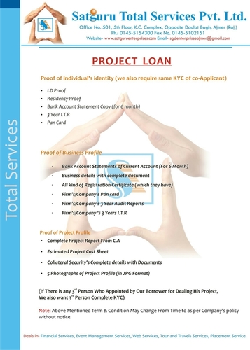 Project Loans Services By Sky Tech Constructions and Fabrications