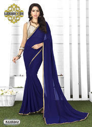 Ladies Zari Border Saree