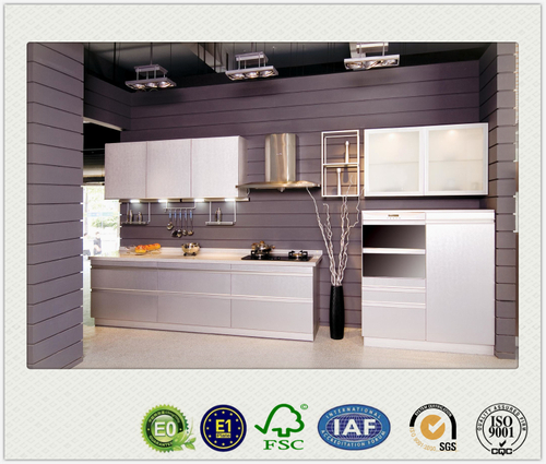 Bocarni Mdf Metallic 304# Stainless Steel Commercial Kitchen Cabinet