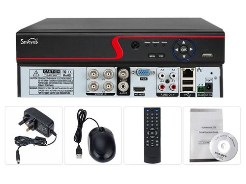 Spyeyes4 Channel Ahd 5 In 1 Dvr System