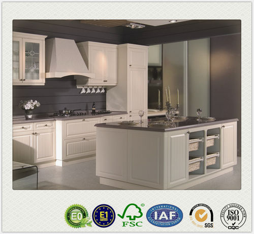 Bocarni Fashionable Pvc Membrane Kitchen Cabinet