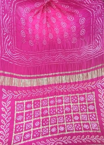 Traditional Gaji Silk Bandhani Ladies Sarees