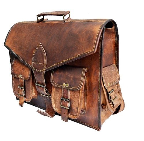 3 in 1 Genuine Leather Laptop Bag
