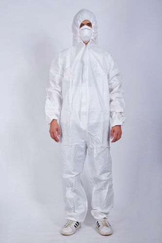 Customized Disposable Coverall with Printed Company Logo