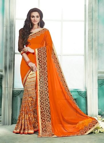 Spring Pikasho Sparkal - Georgette Saree