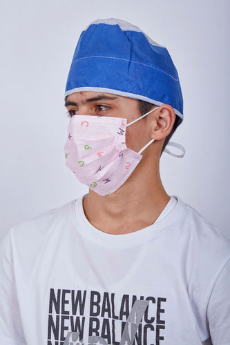 Cleanroom Used Protective Disposable Face Mask and Cap