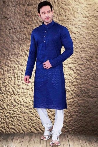 Blue Color Mens Kurtas