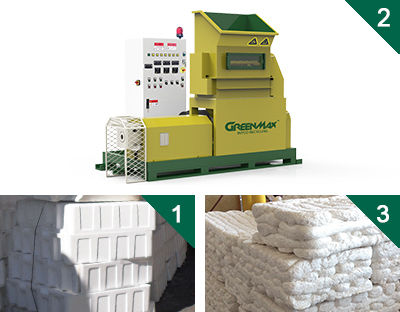 Cotton Plastics Foam Melting Machine