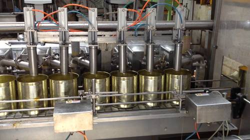 Automatic Tin Liquid Filling Machines With Volumetric Pneumatic A   Piston Filling Technology