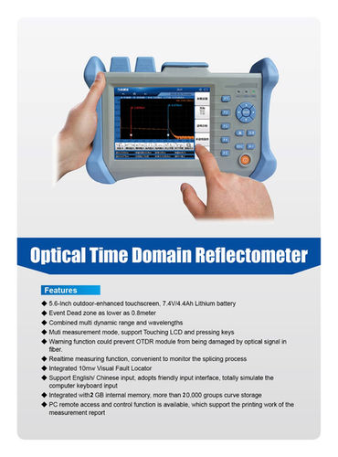 Blue And Grey Bliy-Tmo3000 Optical Time Domain Reflectometer (Otdr)