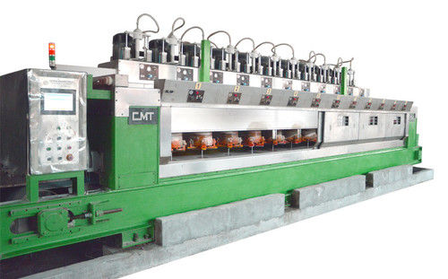 Line Polishing Machine - 8/10/12/16 Polishing Heads, 600-1200 mm Width , 12.5hp Main Motor Power