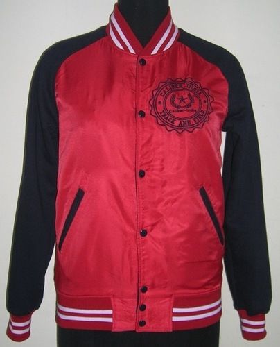 Red Black Trendy And Fashionable Reversible Jacket