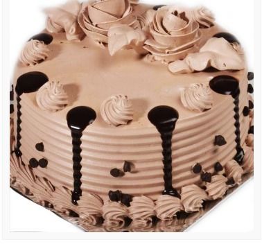 Brown Choco Chip Cake