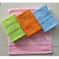 Compressed Cotton Jacquard Terry Towel