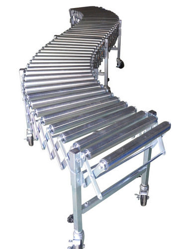 Flexible Expandable Single-Roller Conveyor Load Capacity: 100  Kilograms (Kg)