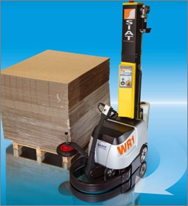 ब्लैक मोबाइल सेमी-ऑटोमैटिक रैपिंग मशीन