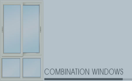 White Ro Wood Pattern Combination Windows