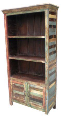 Customized Reclaimed Wood Bookshelves