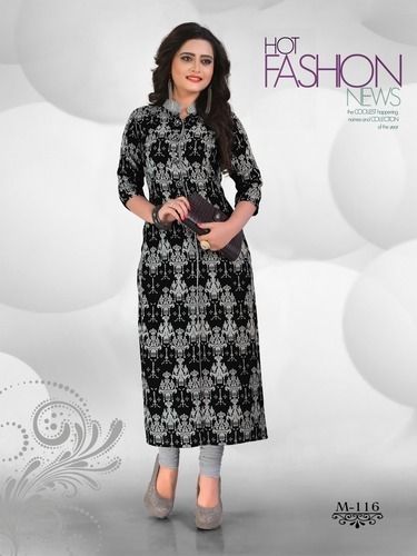 Ladies Fancy Rayon Print Kurti