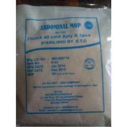 Abdominal Mop - 8/12/16 Ply Soft Absorbent Sponge | High Absorbency, X-Ray/Non X-Ray Threaded Edges, Sturdy Loop