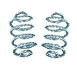 Bicycle Triple Coil Spring