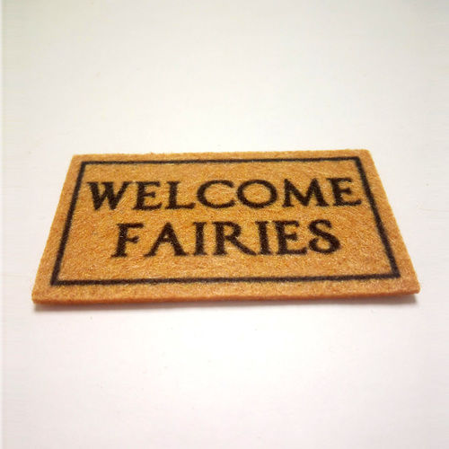 Dollhouse Welcome Fairies Door Mats