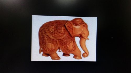 Wooden Elephant Statue