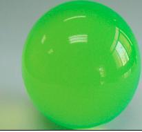 Hot Selling Acrylic Ball - Decorations Fluorescent Green Material 100mm Plastic Ball