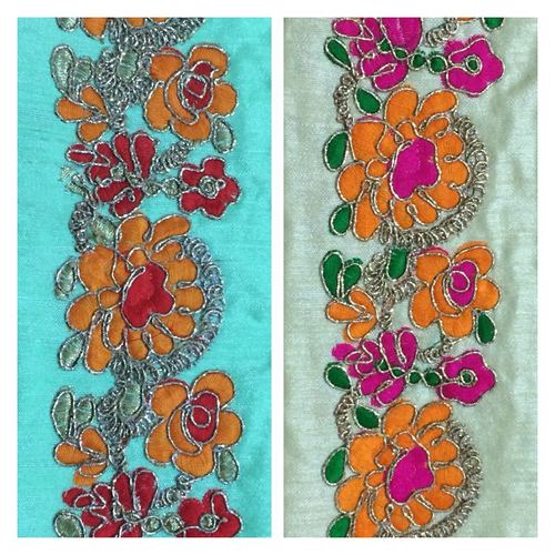 लहंगा और साड़ी बॉर्डर