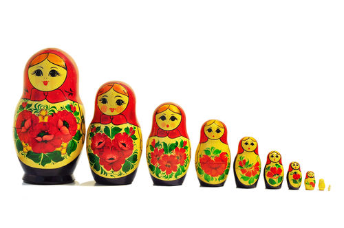 Nesting Doll Set - Premium Grade Craftsmanship , Elegant Design and Dimensional Accuracy