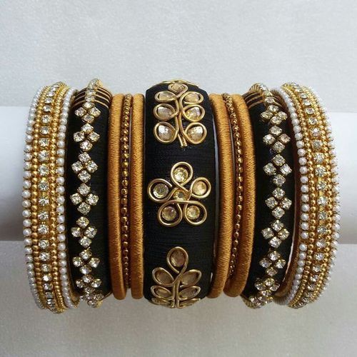 Silk thread sale bangles rate