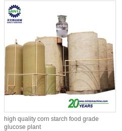 High Quality Corn Starch Food Grade Glucose Plant