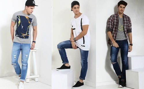 Fashionable Mens Denim Jeans