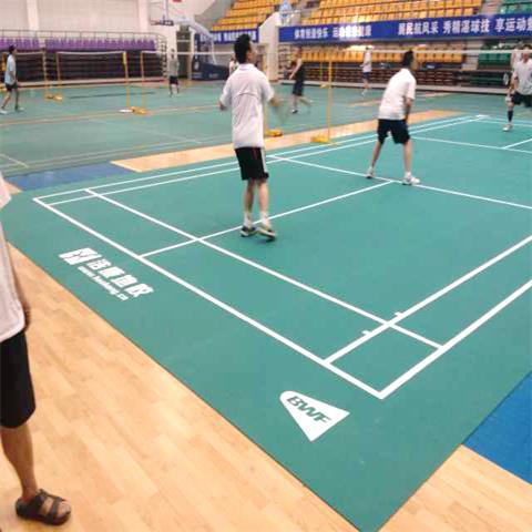 Professional PVC Sports Badminton Court Mat