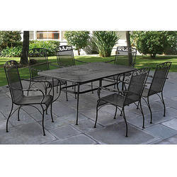 Wrought Iron Dining Set - Stylish Design, Various Sizes & Lengths | Trendy Aesthetic for Modern Interiors