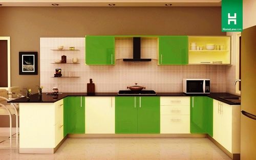 Leather Modular Kitchen