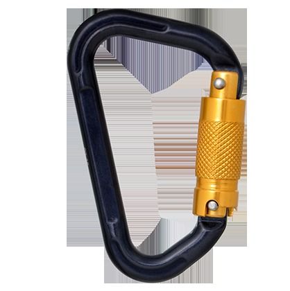 Aluminium Hooks and Connectors - Openable by Manual Actions, Corrosion Resistant, Certified EN Standards | Locking Hooks & Karabiners with Tested Gate Function