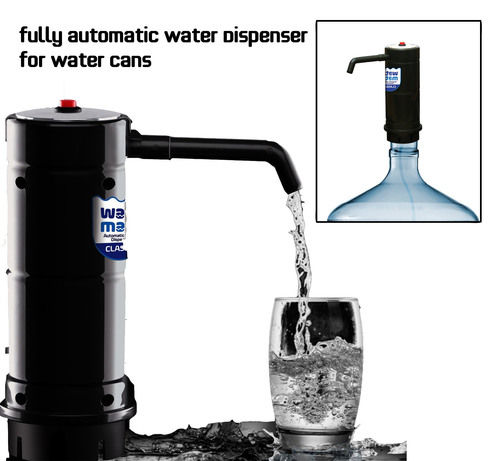 Black Can Bottle Electric Water Pump Dispenser With Power Plug Adapter