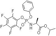 N-[(S)-(2,3,4,5,6-Pentafluorophenoxy)phenoxyphosphinyl]-L-Alanine 1-Methylethyl Ester - Powder, 98% Purity, General Medical Intermediate for Experimental Studies